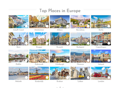 Travel Challenge Book: Europe